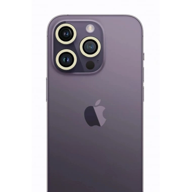 Mey İthalat® iPhone 13 Pro Max Neon Fosforlu Kamera Lens - Beyaz