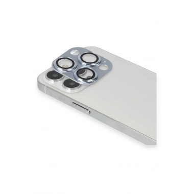 Mey İthalat® iPhone 13 Pro Max Pers Alüminyum Kamera Lens - Sierra Blue