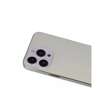 Mey İthalat® iPhone 13 Pro Max Rainbow Kamera Lens Koruma Cam - Mor