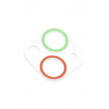 Mey İthalat® iPhone 13 Renkli Kamera Lens Koruma Cam - Yeşil-Pembe