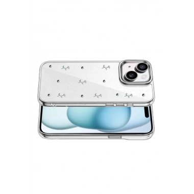 Mey İthalat®   iPhone 14 Fiyonk Desenli Kapak - Desen 4
