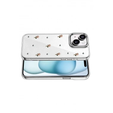 Mey İthalat®   iPhone 14 Fiyonk Desenli Kapak - Desen 6