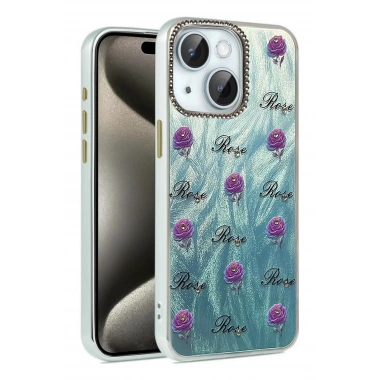 Mey İthalat® iPhone 14 Kılıf Blade Aynalı Desenli Kapak - Desen 9