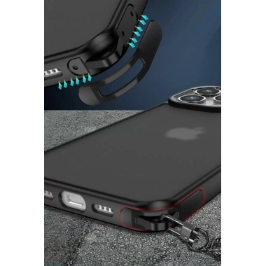 Mey İthalat®   iPhone 14 Kılıf Elegant Kapak - Pudra