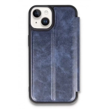 Mey İthalat® iPhone 14 Kılıf Flip Cover - Lacivert