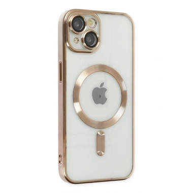 Mey İthalat®  iPhone 14 Kılıf Kross Magneticsafe Kapak - Gold