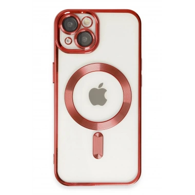 Mey İthalat®  iPhone 14 Kılıf Kross Magneticsafe Kapak - Kırmızı