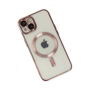 Mey İthalat®   iPhone 14 Kılıf Kross Magneticsafe Kapak - Rose