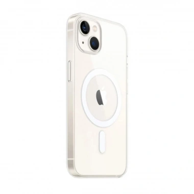 Mey İthalat®  iPhone 14 Kılıf Magneticsafe Şeffaf Silikon - Şeffaf