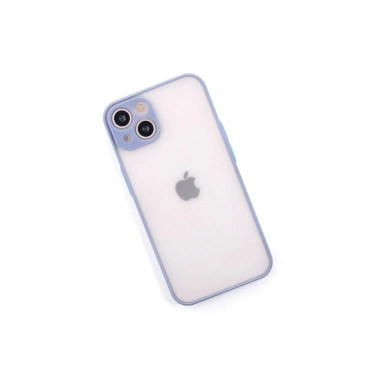 Mey İthalat®  iPhone 14 Kılıf Montreal Silikon Kapak - Gri