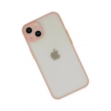 Mey İthalat®  iPhone 14 Kılıf Montreal Silikon Kapak - Pembe