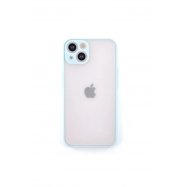 Mey İthalat®  iPhone 14 Kılıf Montreal Silikon Kapak - Turkuaz