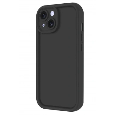 Mey İthalat®  iPhone 14 Kılıf Viera Silikon - Siyah