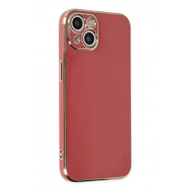 Mey İthalat®  iPhone 14 Kılıf Volet Silikon - Kırmızı