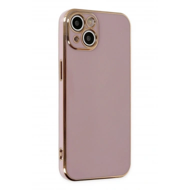 Mey İthalat®  iPhone 14 Kılıf Volet Silikon - Mor