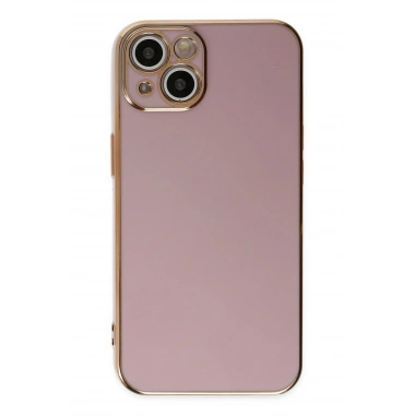 Mey İthalat®  iPhone 14 Kılıf Volet Silikon - Mor