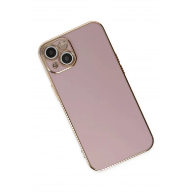 Mey İthalat®  iPhone 14 Kılıf Volet Silikon - Mor