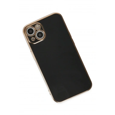 Mey İthalat®  iPhone 14 Kılıf Volet Silikon - Siyah