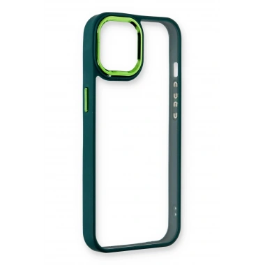 Mey İthalat® iPhone 14 Plus Kılıf Dora Kapak - Haki Yeşil