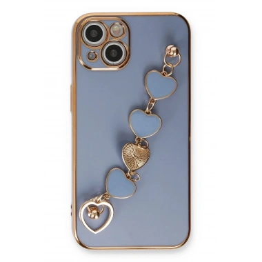 Mey İthalat® iPhone 14 Plus Kılıf Esila Silikon - Gri