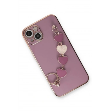 Mey İthalat® iPhone 14 Plus Kılıf Esila Silikon - Mor