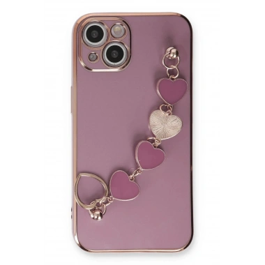 Mey İthalat® iPhone 14 Plus Kılıf Esila Silikon - Mor