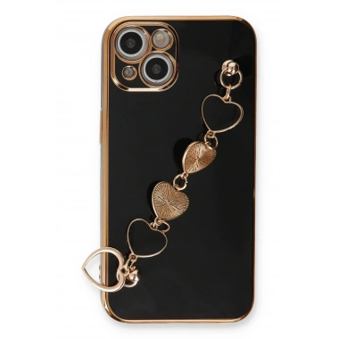 Mey İthalat®  iPhone 14 Plus Kılıf Esila Silikon - Siyah