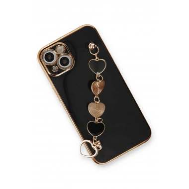 Mey İthalat®  iPhone 14 Plus Kılıf Esila Silikon - Siyah