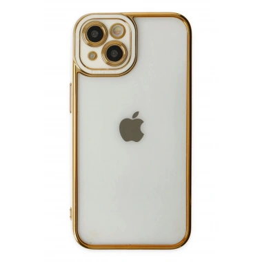 Mey İthalat® iPhone 14 Plus Kılıf Liva Lens Silikon - Beyaz