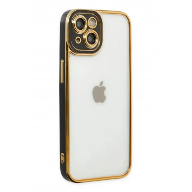 Mey İthalat® iPhone 14 Plus Kılıf Liva Lens Silikon - Siyah