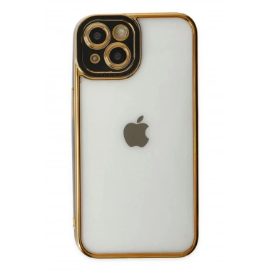 Mey İthalat® iPhone 14 Plus Kılıf Liva Lens Silikon - Siyah