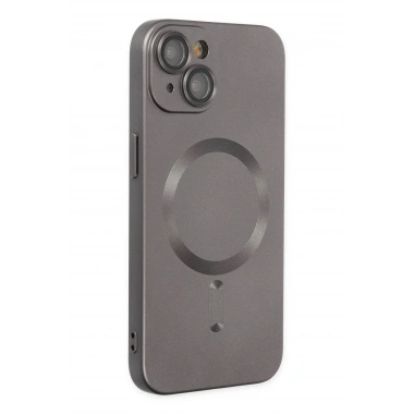 Mey İthalat® iPhone 14 Plus Kılıf Moshi Lens Magneticsafe Silikon - Füme