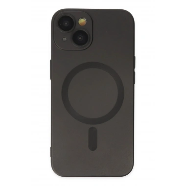 Mey İthalat®  iPhone 14 Plus Kılıf Moshi Lens Magneticsafe Silikon - Siyah