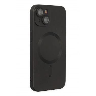 Mey İthalat®  iPhone 14 Plus Kılıf Moshi Lens Magneticsafe Silikon - Siyah