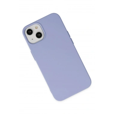 Mey İthalat®  iPhone 14 Plus Kılıf Nano içi Kadife Silikon - Lila