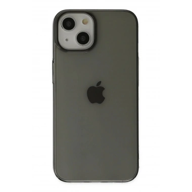 Mey İthalat® iPhone 14 Plus Kılıf Pc Sert Şeffaf Kapak - Siyah