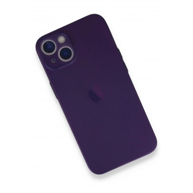 Mey İthalat®  iPhone 14 Plus Kılıf PP Ultra İnce Kapak - Mor