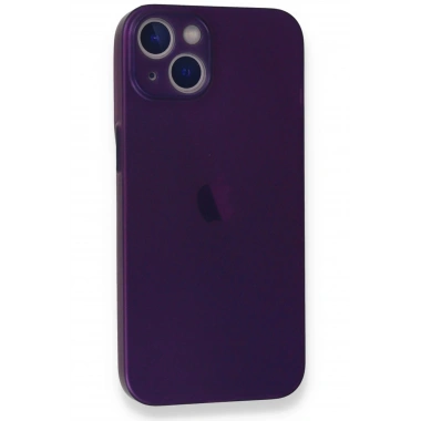 Mey İthalat®  iPhone 14 Plus Kılıf PP Ultra İnce Kapak - Mor