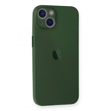 Mey İthalat® iPhone 14 Plus Kılıf PP Ultra İnce Kapak - Yeşil