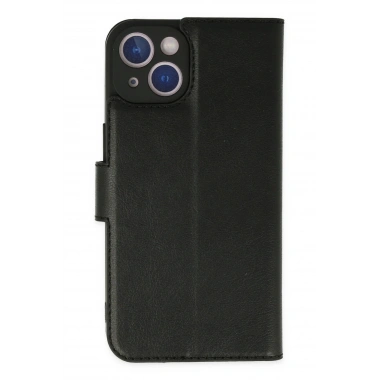 Mey İthalat®  iPhone 14 Plus Kılıf Trend S Plus Kapaklı Kılıf - Siyah