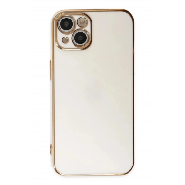 Mey İthalat®  iPhone 14 Plus Kılıf Volet Silikon - Beyaz