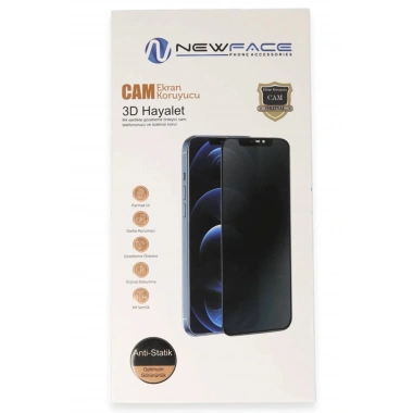Mey İthalat®  iPhone 14 Pro 3D Antistatik Hayalet Cam Ekran Koruyucu