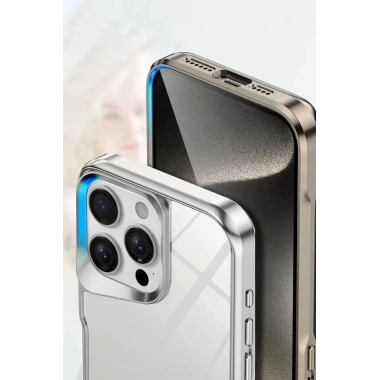 Mey İthalat®   iPhone 14 Pro Craft Kapak - Titan Gri