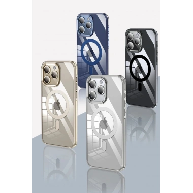 Mey İthalat® iPhone 14 Pro Drop Magsafe Kapak - Derin Mor
