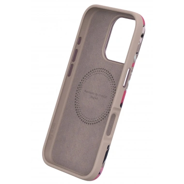 Mey İthalat®  iPhone 14 Pro Flower Series Magsafe Kapak - Pembe