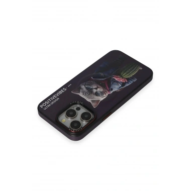 Mey İthalat® iPhone 14 Pro Fun Magsafe Kapak - Derin Mor