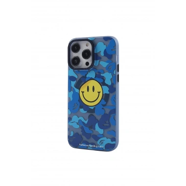 Mey İthalat® iPhone 14 Pro Kılıf Apollo Magneticsafe Desenli Kapak - Apollo Mavi - 1