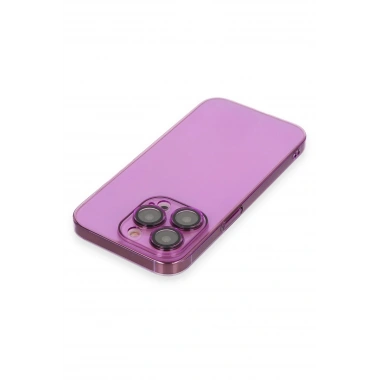 Mey İthalat® iPhone 14 Pro Kılıf Armada Lensli Kapak - Mor