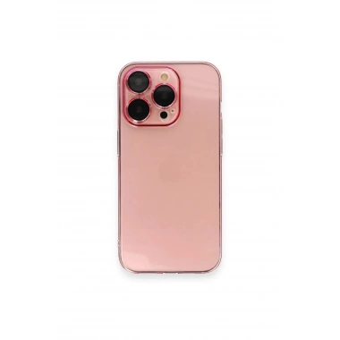 Mey İthalat® iPhone 14 Pro Kılıf Armada Lensli Kapak - Rose Gold