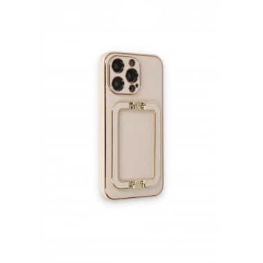 Mey İthalat®  iPhone 14 Pro Kılıf Coco Elit Kapak - Gold